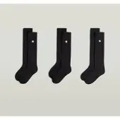 G-Star Sloughy Socks 3-Pack - Black - Women
