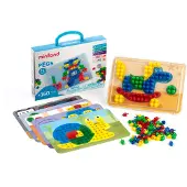 Miniland Pegs Folkeskole 15 Mm 160 Enheder