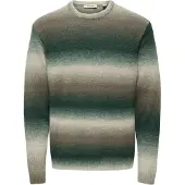 Only & Sons Pullover 'ONSBertil' græsgrøn / grøn-meleret