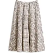 Tommy Hilfiger Nederdel lysegul / sort / hvid