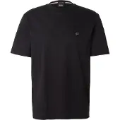BOSS T-shirt i bomuld med dobbelt B-monogram-badge