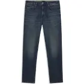 BOSS Regular fit Maine-jeans i blå denim med behageligt stræk