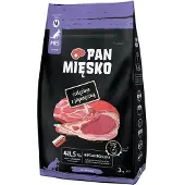 PAN MIĘSKO Kalv Med Lam M Hundefoder 3 Kg
