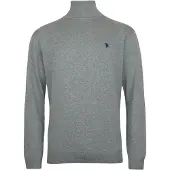 U.S. POLO ASSN. Pullover navy / grå-meleret