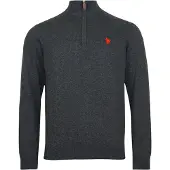 U.S. POLO ASSN. Pullover antracit / rød