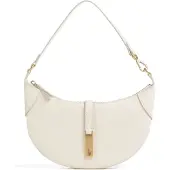 Ralph Lauren Polo Ralph Laurentil kvinder. 428895802007 Polo ID mini skuldertaske i offwhite læder (OSFA), Hvid, Casual