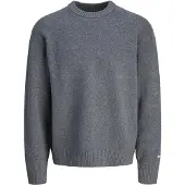 Jack & Jones Bluse - Strik - JorNorrebro - Dark Grey Melange - - 16 år (176) - Bluse