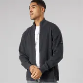 Solid Herre Strik Cardigan Mørk Grå Marl Dar Grey M