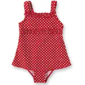 Playshoes Badedragt rød / hvid