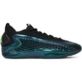 Adidas Herre Anthony Edwards 1 Low 'Metamorphosis' Basketball Sko Arctic Night/Core Black/Screaming Green