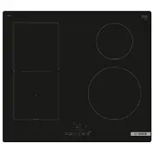 Bosch Serie 4 PVS61RBB5E, Sort, Indbygget, 60 cm, Zone induktionskogeplade, Keramisk, 4 zone(s)