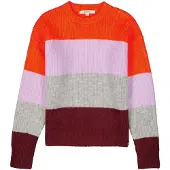 Garcia Pullover grå / cyclam / lyselilla / hummer