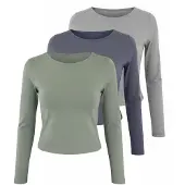 STUDIO SELECT Shirts 'Blanca' dueblå / grå-meleret / mint
