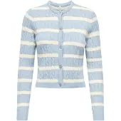 ONLY Cardigan 'ONLKATIA' blå / hvid