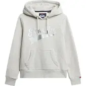 Superdry Superdrytil kvinder. W2012491A Super Athletics grå hættetrøje (XS), Casual, Bomuld