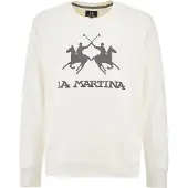La Martina Sweatshirt sort / hvid