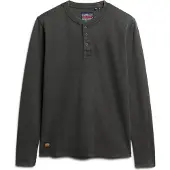 Superdry Waffle Henley T-shirt Med Lange ærmer