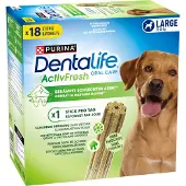 Purina Dentalife 3 + 1 gratis! 4 x Active Fresh - Large (4 x 18 sticks)