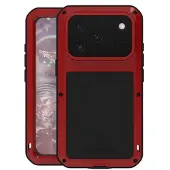 Love Mei iPhone 17 Pro Powerful Hybrid Cover - rød