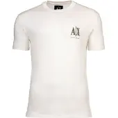 Armani Exchange A|X Armani Exchangetil mænd. XM000365AF12308U0009 Hvid t-shirt med regular fit (S), Casual, Bomuld, Korte ærmer