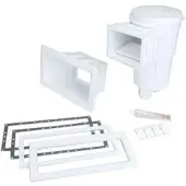 AstralPool 30866 Skimmer Standard Langt Mundstykke Firkantet Låg 15l