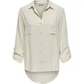 ONLY Bluse 'ONLYasmin-Siesta' elfenben