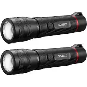 Coast 2 stk. G60R vandtæt genopladelig lygte 1000 lumen