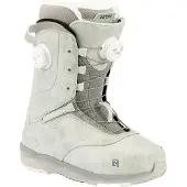 Nitro - Snowboardstøvler dame - Crown Boa Light Grey til UnisexUld - Størrelse 39 1/3 - Grå