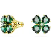 Swarovski Øreringe 'Idyllia' guld / grøn