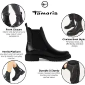 Tamaris Chelsea Boots sort
