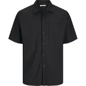 Jack & Jones Mykonos Plisse Kortærmet Skjorte