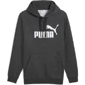 Puma Essentials No. 1 Logo Hoodie Men, Clothing, Dark Gray Heather, 4XL