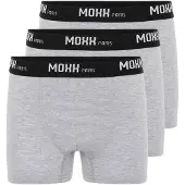Moxx Paris Boksershorts grå / sort / hvid