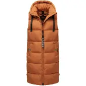 NAVAHOO Vest cognac / sort / hvid