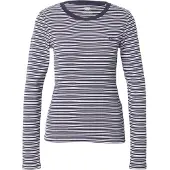 Levi's Shirts 'Essential Housemark Long Sleeve Tee' navy / hvid