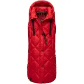 NAVAHOO Vest 'Schnuckel' knaldrød / sort