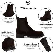 Tamaris Chelsea Boots mørkebrun