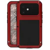 Love Mei iPhone 17 Powerful Hybrid Cover - Rød