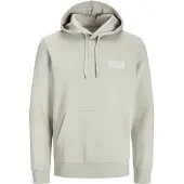 Jack & Jones Sweatshirt lysegrå / hvid