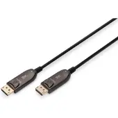 Digitus DisplayPort AOC hybrid fiberoptisk kabel, UHD 8K, 20 m