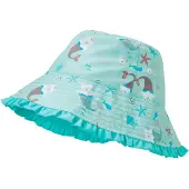 Playshoes Hat turkis / jade / mørkeorange / hvid