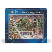 Ravensburger 16534 The Christmas Shop 500 Piece Piece Jigsaw Puzzle för vuxna - Varje bit är unik SoftClick -teknik betyder att bitar passar perf