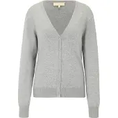 Les Lunes Cardigan 'KATIIE' lysegrå