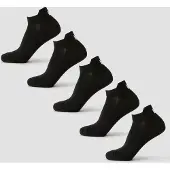 Myprotein MP Unisex Ankelsokker (5-pak) - Sort - UK 6-8