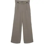 Vero Moda Bukser med lægfolder 'VMStar' mokka