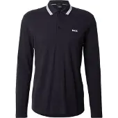 HUGO BOSS Plisy 10266738 Green Polo Med Lange ærmer