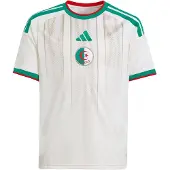 Adidas Funktionsskjorte 'Algeria 26 Home Kids' beige / smaragd / cranberry / naturhvid