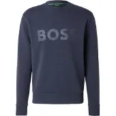 BOSS BOSStil mænd. 50555516 Salbo navy sweatshirt (XL), Casual, Bomuld, Blå