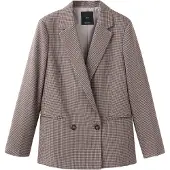 Mango Blazer 'Charlott' beige / bordeaux / sort