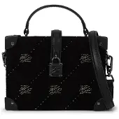 Karl Lagerfeld Håndtaske 'Autograph' sort / sølv